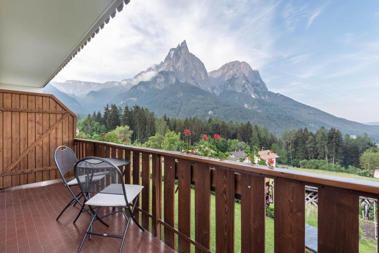 Haus Lohengrin Ferienwohnung 1 Siusi Ngoại thất bức ảnh